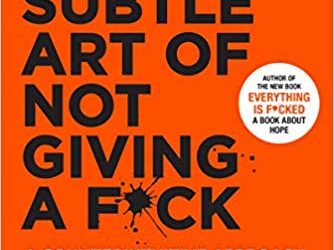 Book Review – The Subtle Art of Not Giving a F*ck